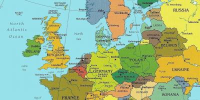 Harta budapestei în europa