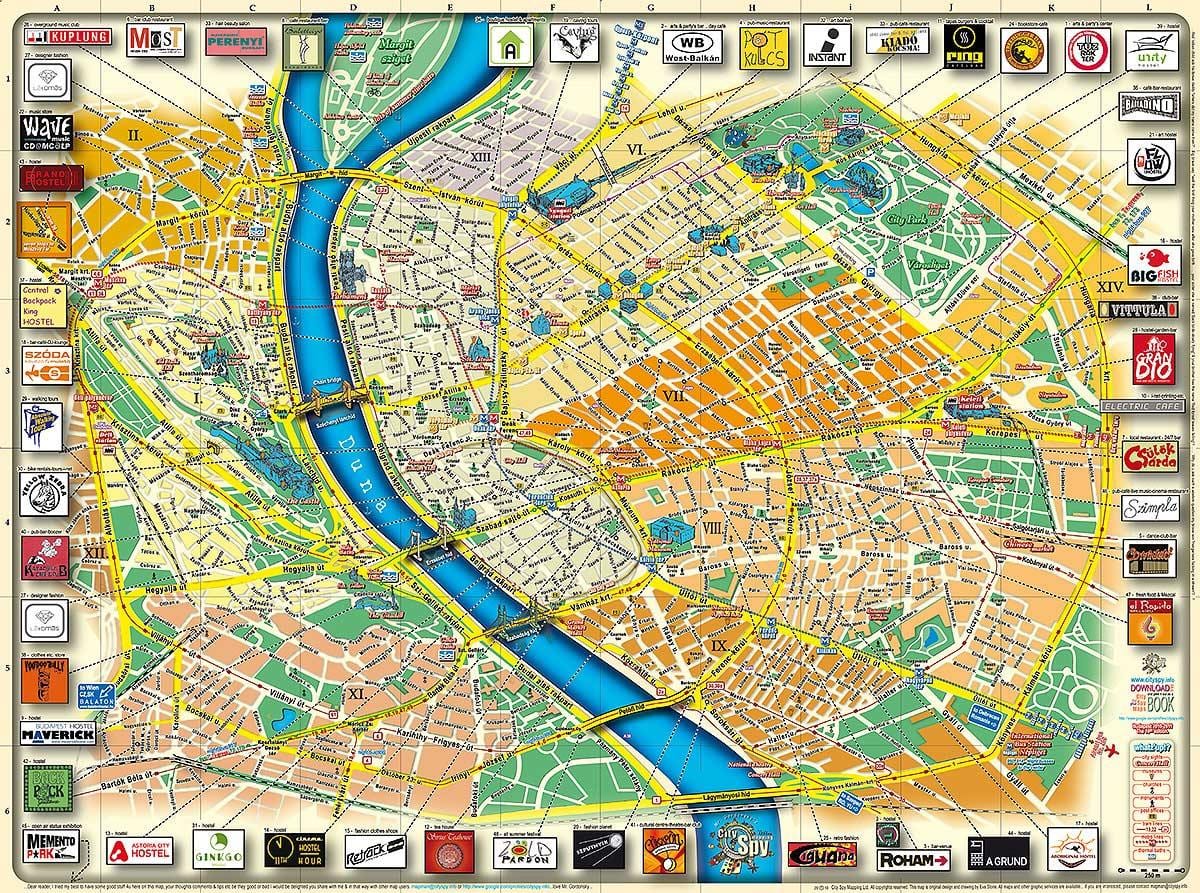 harta budapest city park