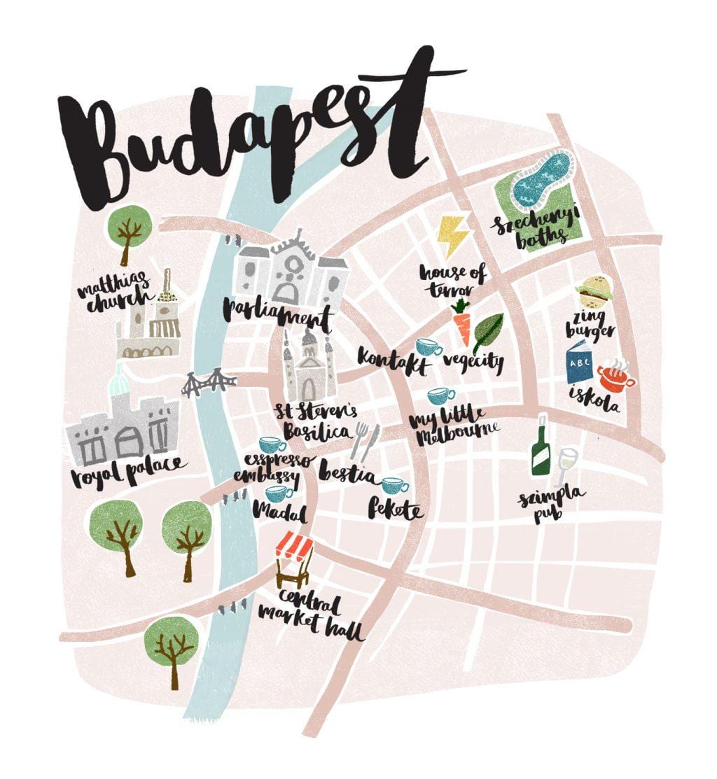 harta budapesta offline