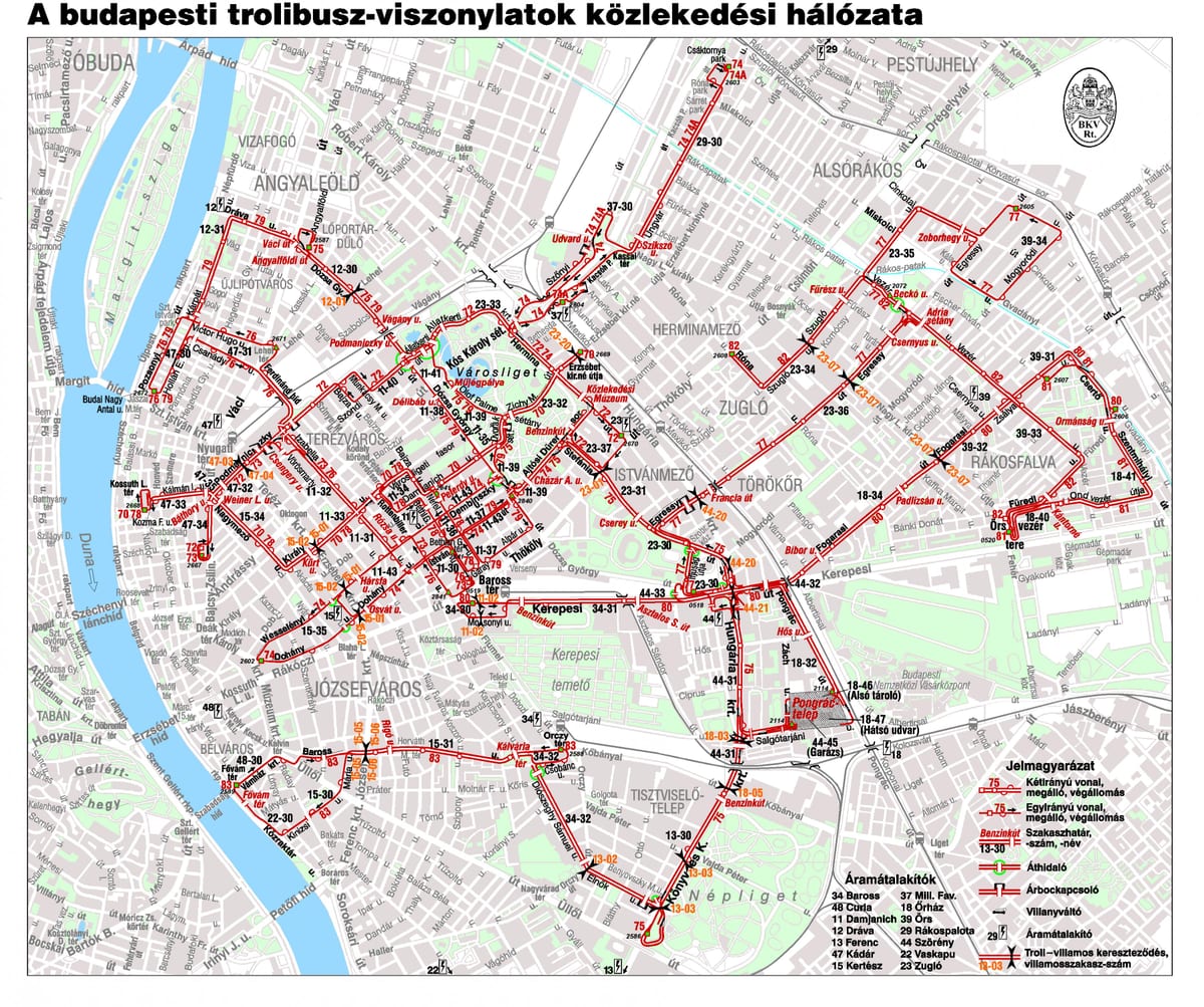 harta budapesta cărucior