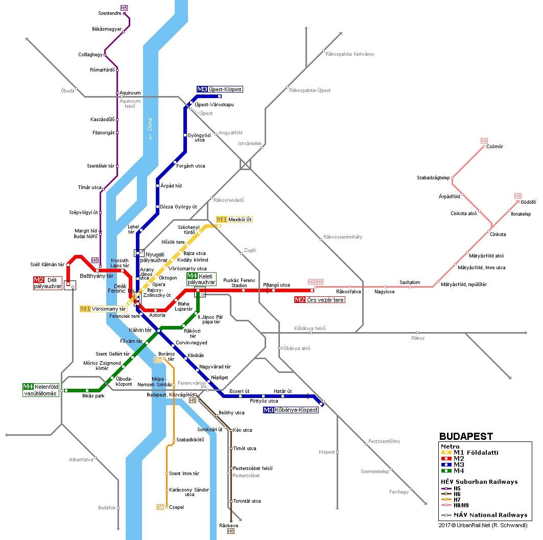 harta budapesta hev