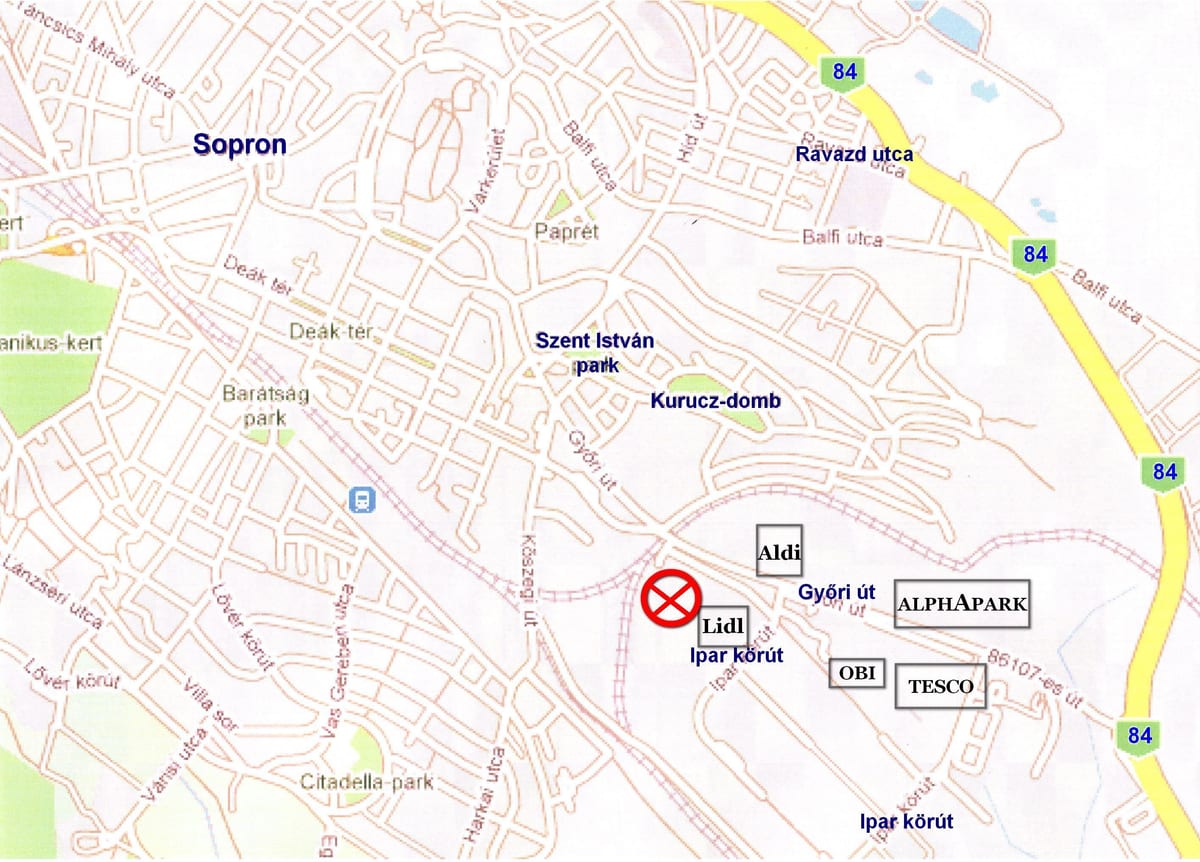 harta lidl budapesta