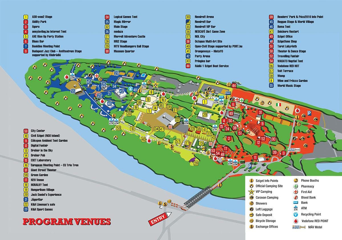 harta sziget budapesta