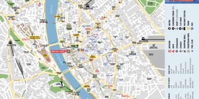 Tur de mers pe jos de la budapesta hartă