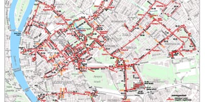 Harta budapesta cărucior
