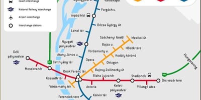 Budapesta stația de autobuz hartă