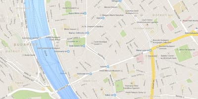 Harta piețele de crăciun din budapesta
