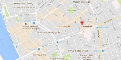 Harta budapesta red light district