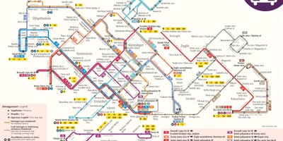 Harta budapesta troleibuz