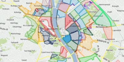 Zonele de parcare budapesta hartă